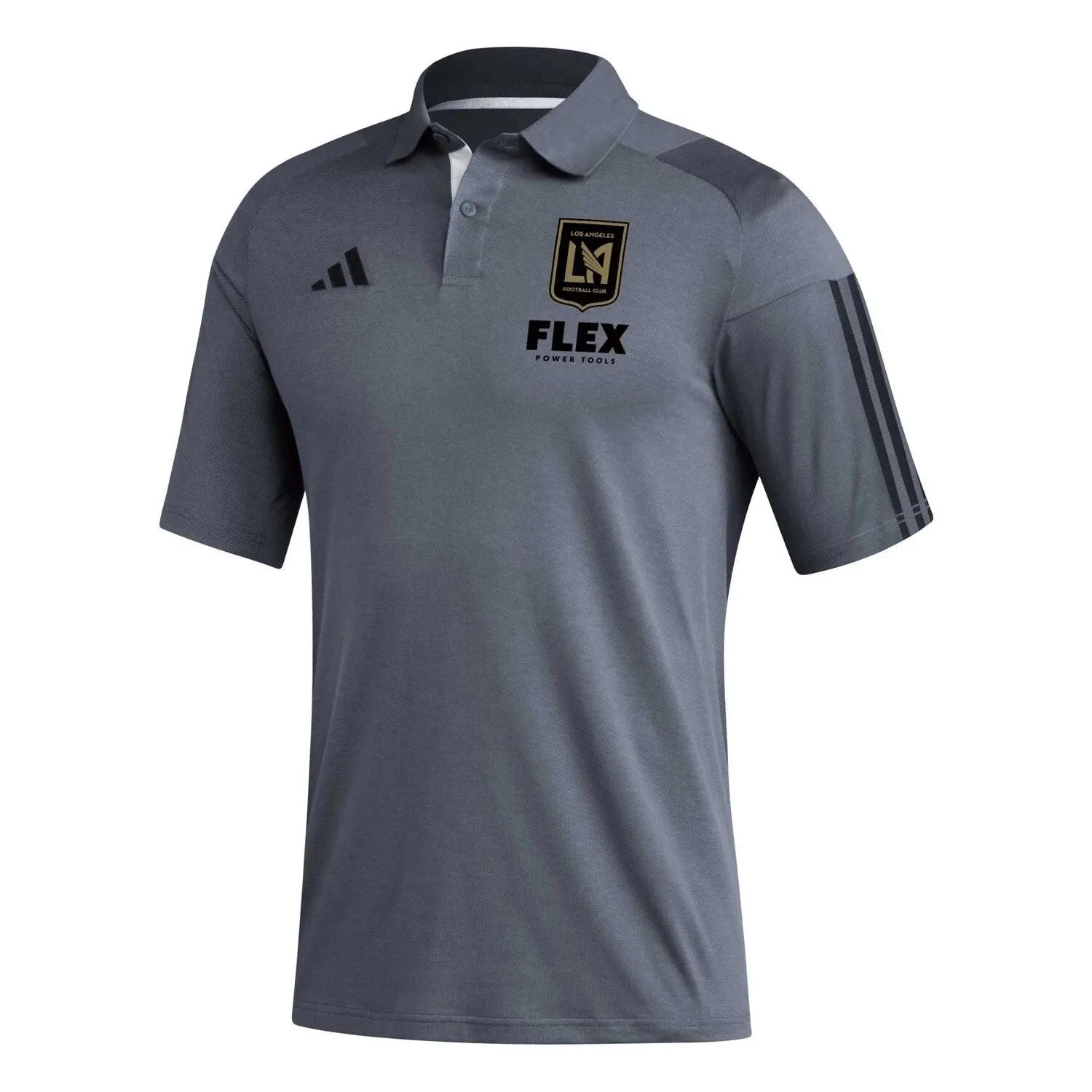 adidas Men's LAFC 2023 Gray Training Polo