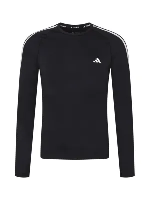 ADIDAS PERFORMANCE Techfit 3-Stripes Performance T-Shirt, Black