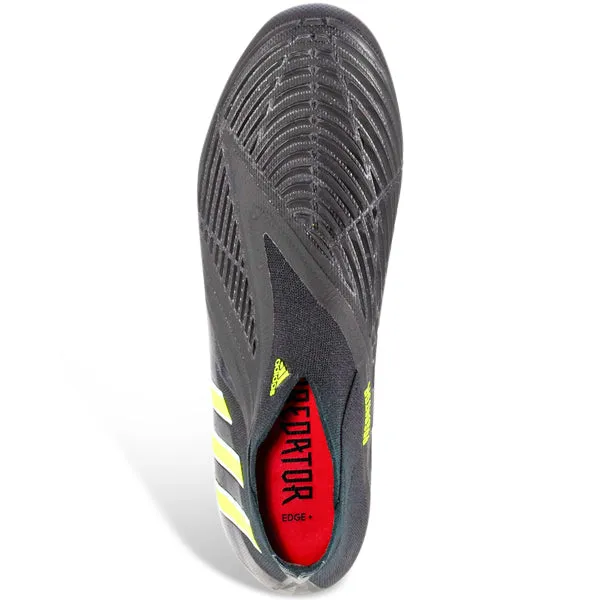 adidas Predator Edge  Firm Ground Soccer Cleats (Core Black/Team Solar Yellow)