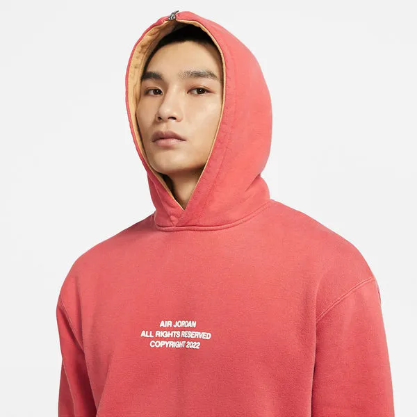 Air Jordan Flight Heritage Fleece Pullover Hoodie 'Red', Red