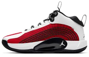 Air Jordan Jumpman 2021 PF Sneakers, White/Red/Black