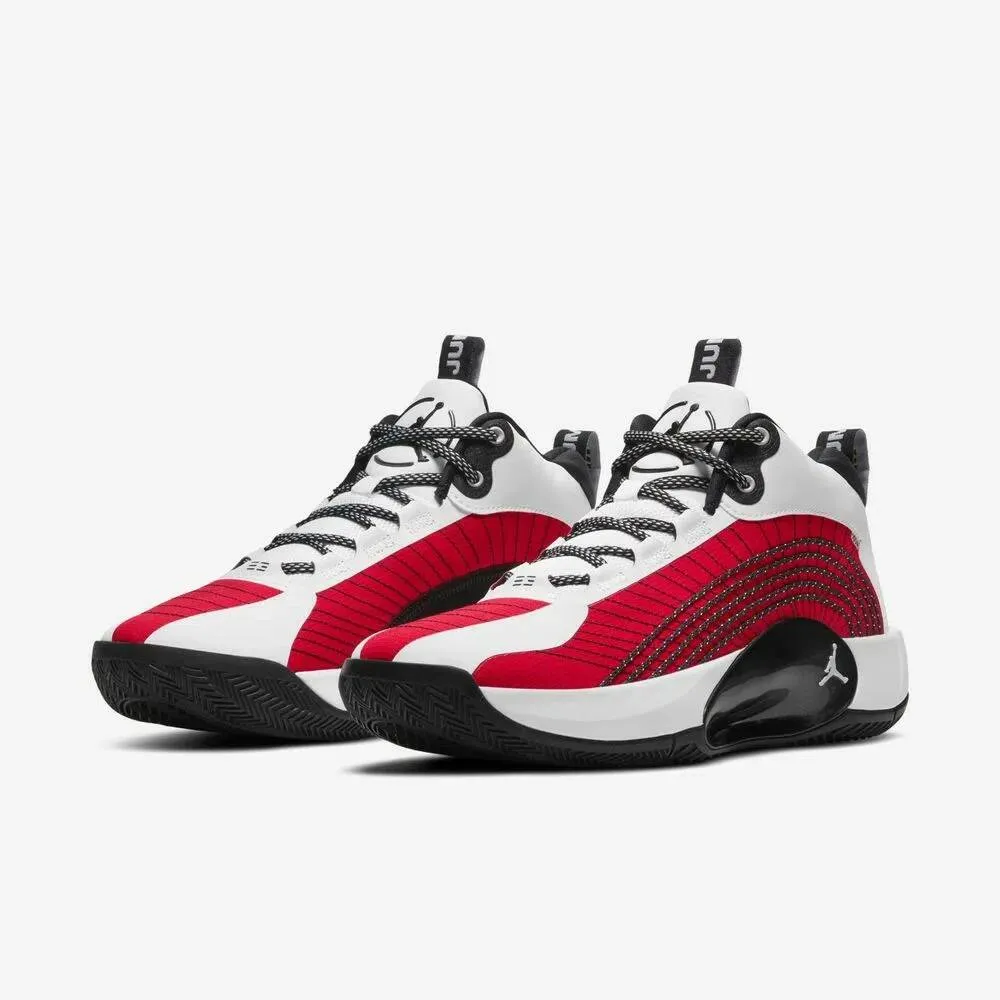 Air Jordan Jumpman 2021 PF Sneakers, White/Red/Black