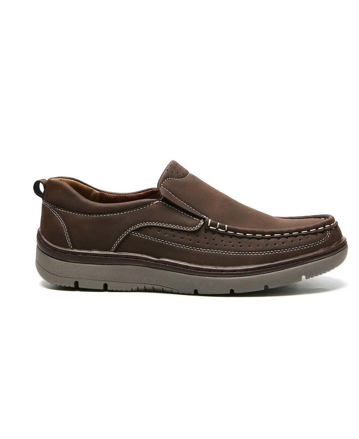 Aston Marc Men's Comfortable Slip On Casual Shoes, Brown