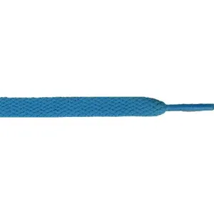 Athletic Flat 5/16" - Neon Blue (12 Pair Pack) Shoelaces