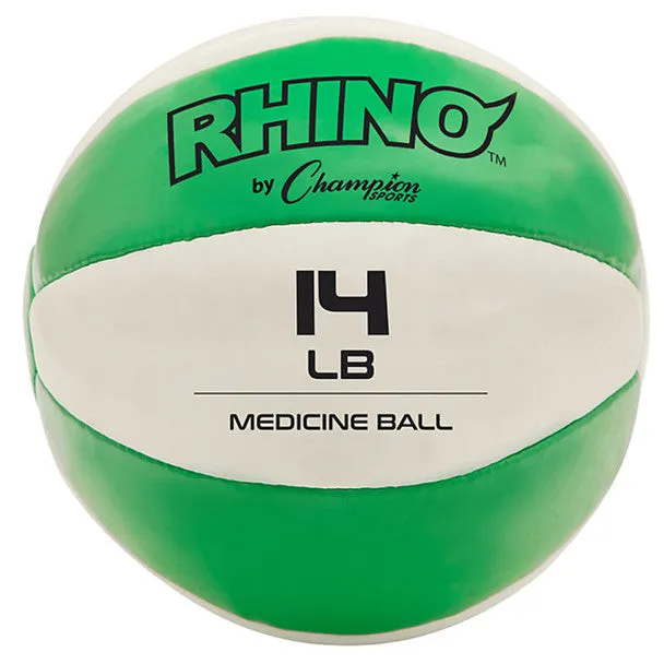 Champion Sports Rhino Leather Medicine Ball