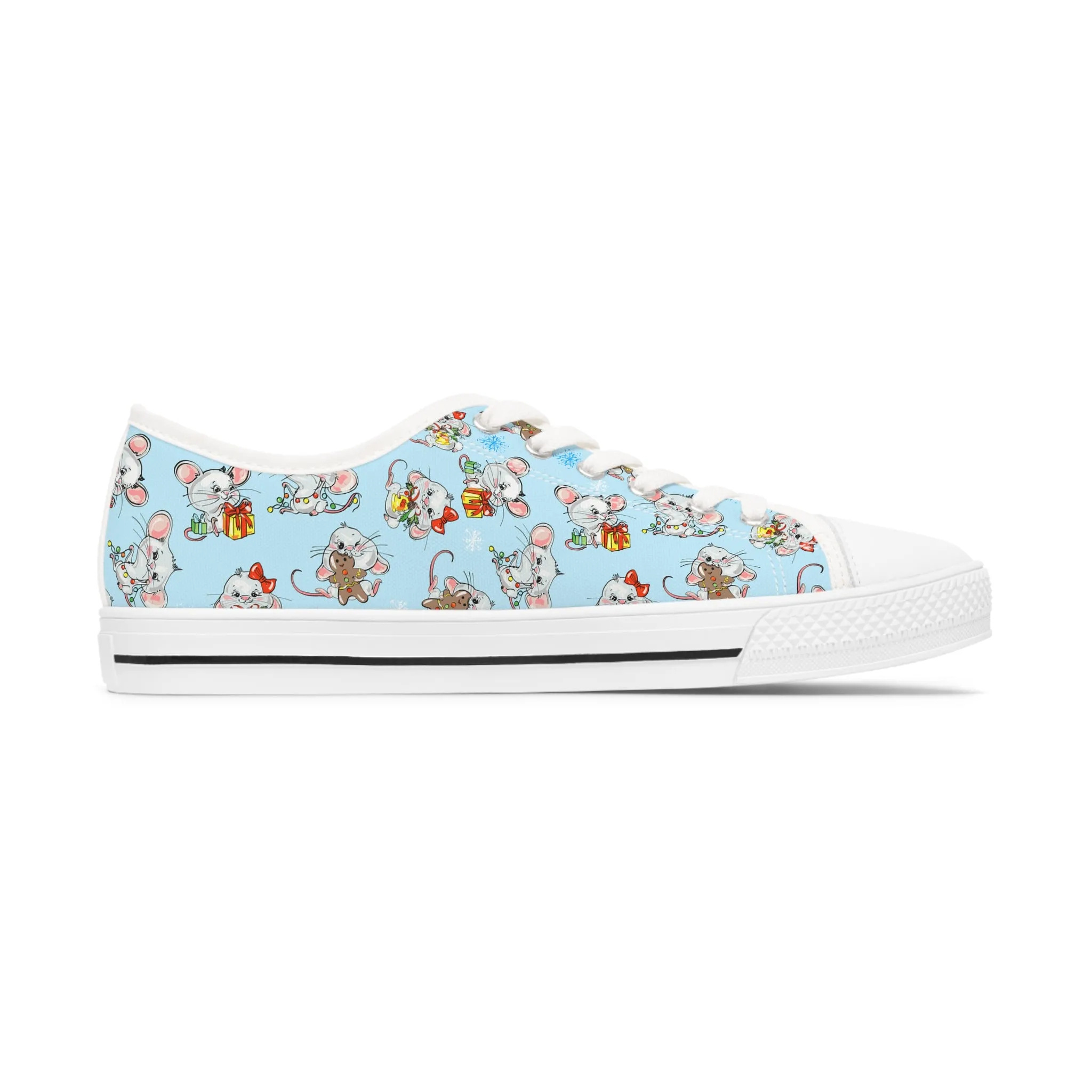 Cute Mouse Women's Low Top Sneakers