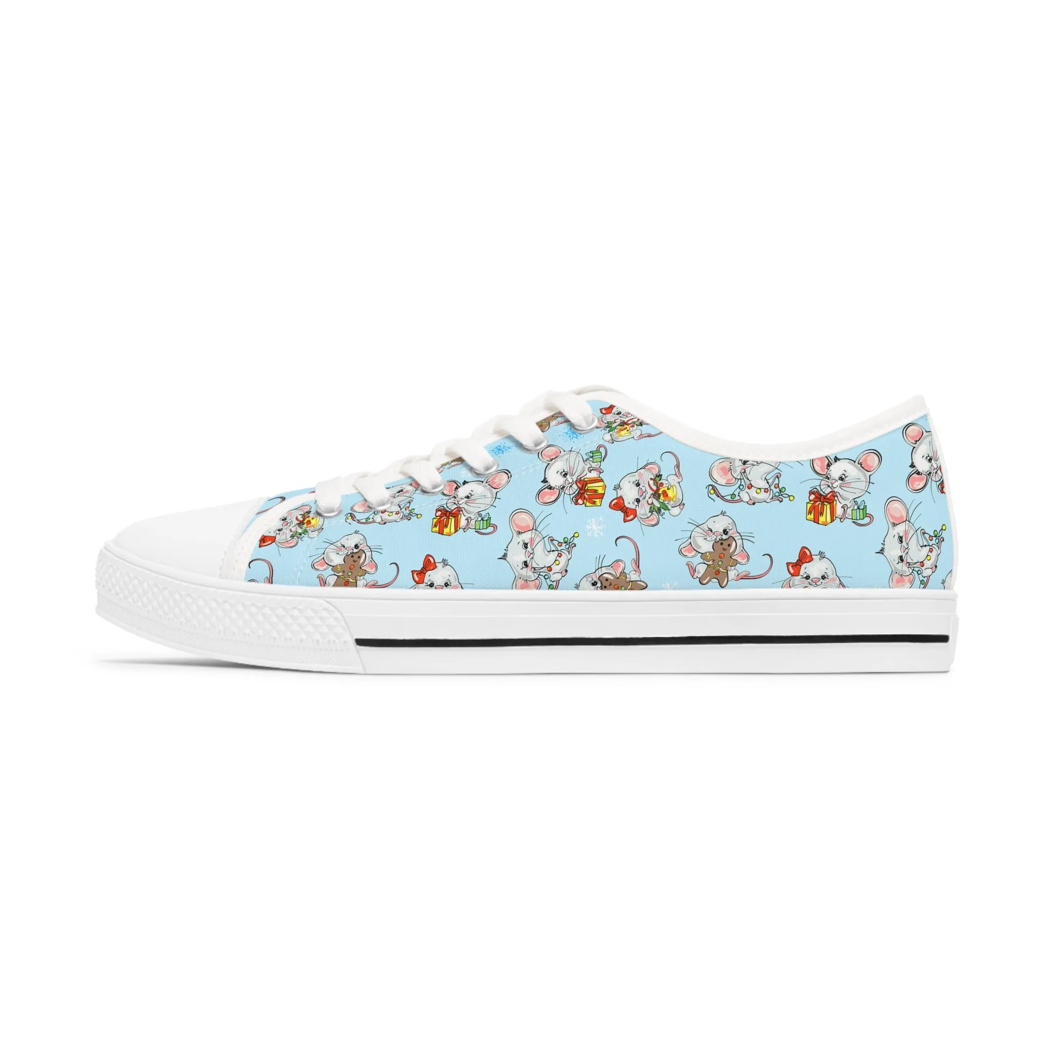 Cute Mouse Women's Low Top Sneakers