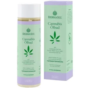 DERMASEL cannabis oil bath sage limited edition 250 ml