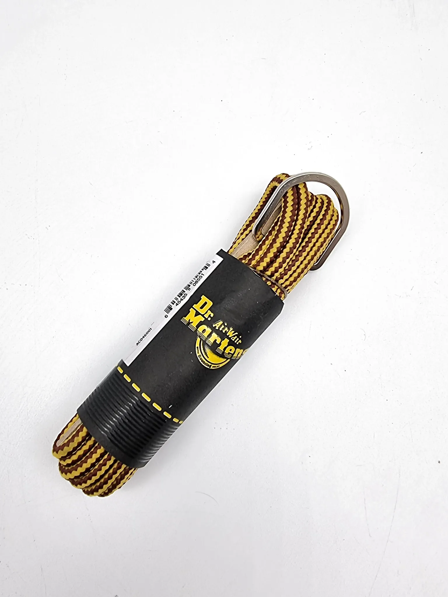 DR. MARTENS ROUND SHOE LACES BROWN   YELLOW 140cm