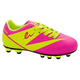 Eletto Sports LNA-090 TPR Pink/Yellow Soccer Cleats