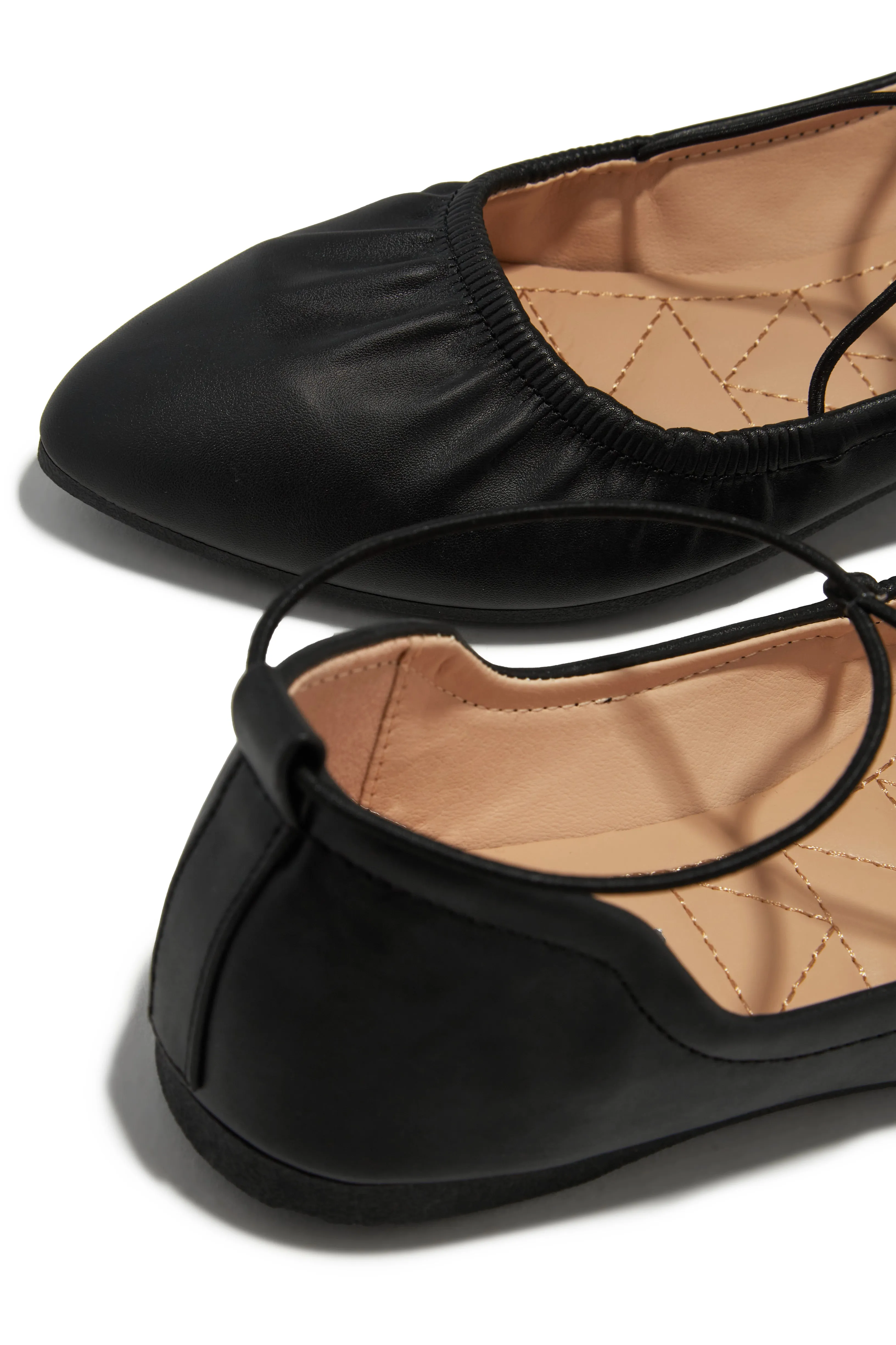 Kristine Criss Cross Flats - Black