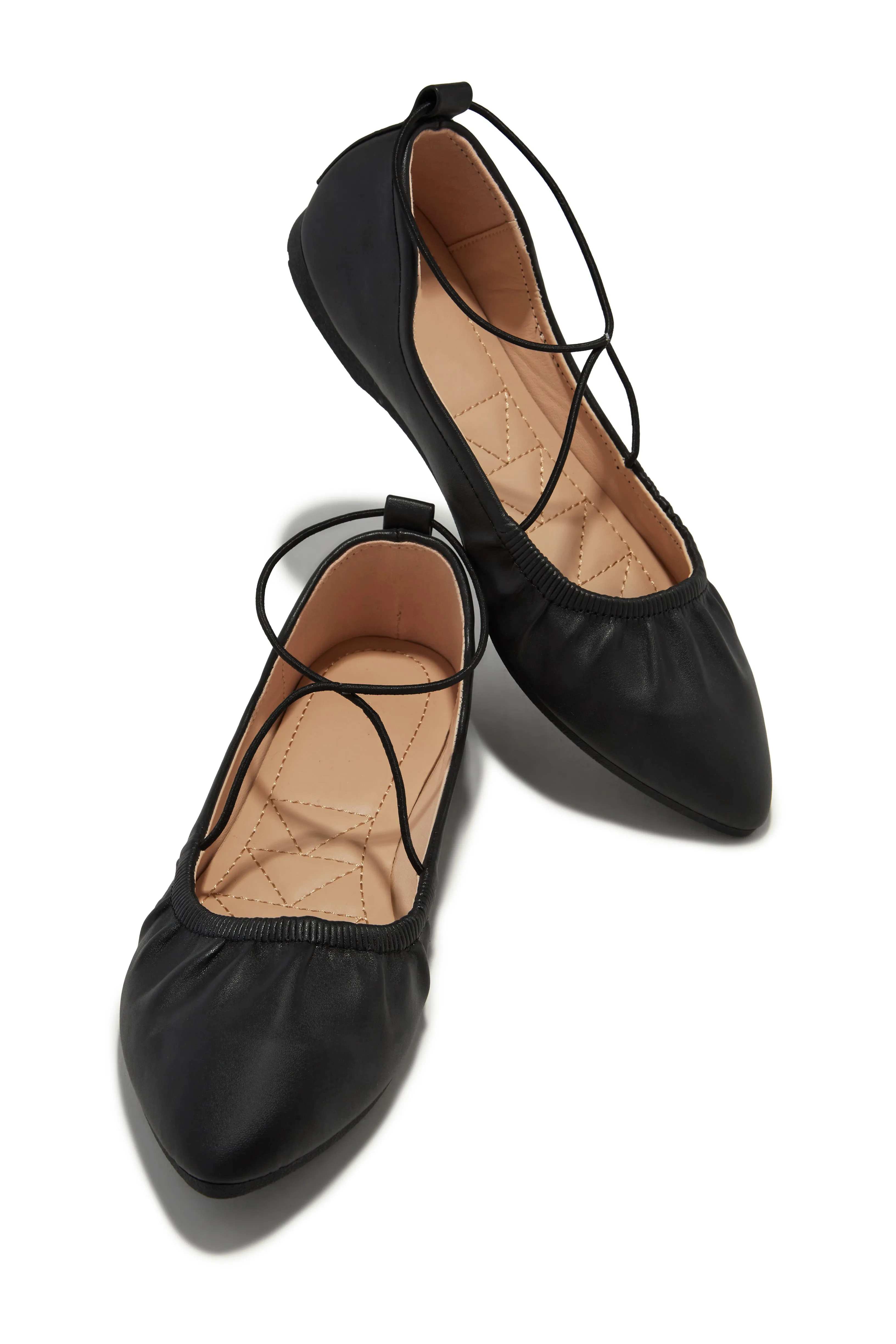 Kristine Criss Cross Flats - Black