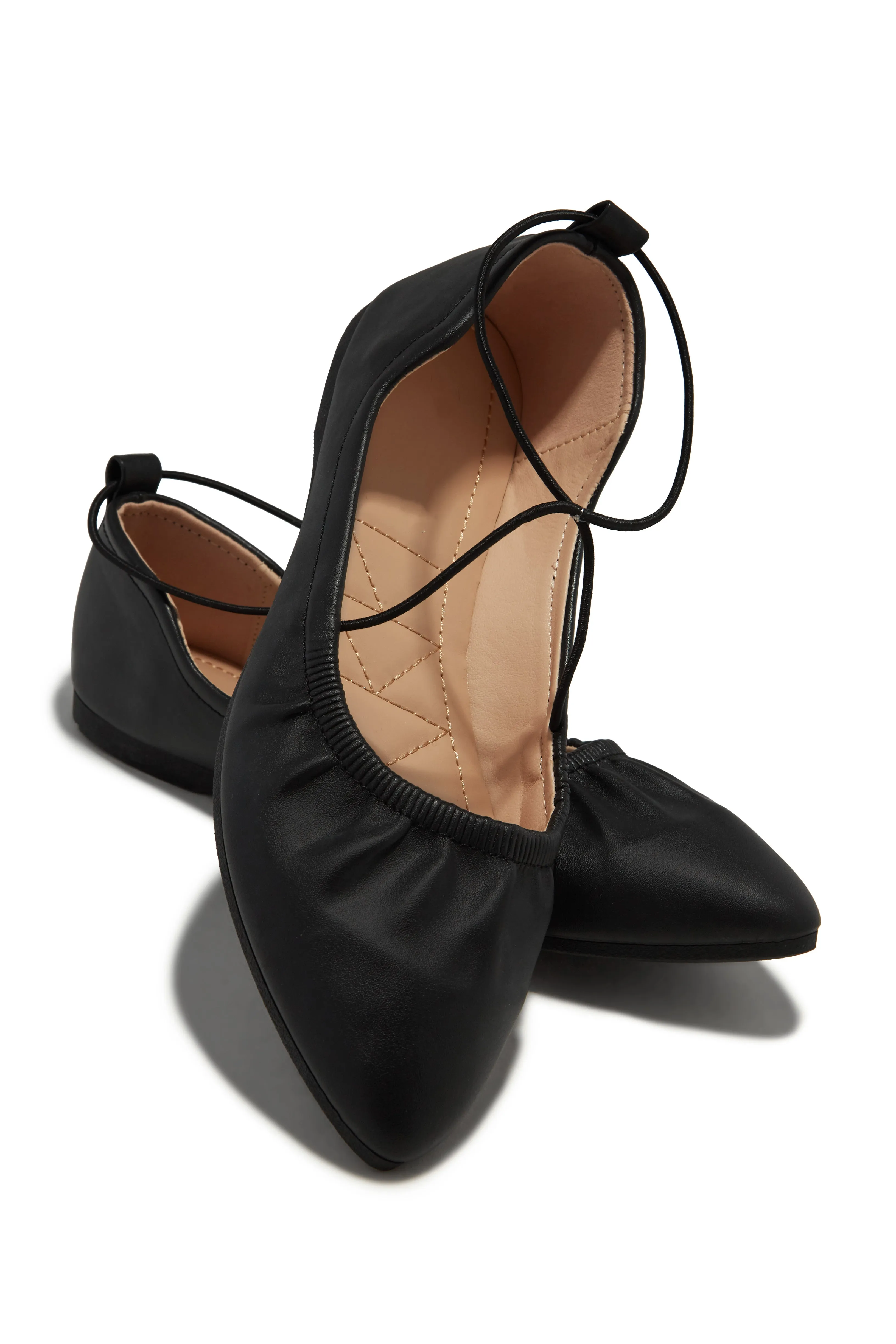 Kristine Criss Cross Flats - Black