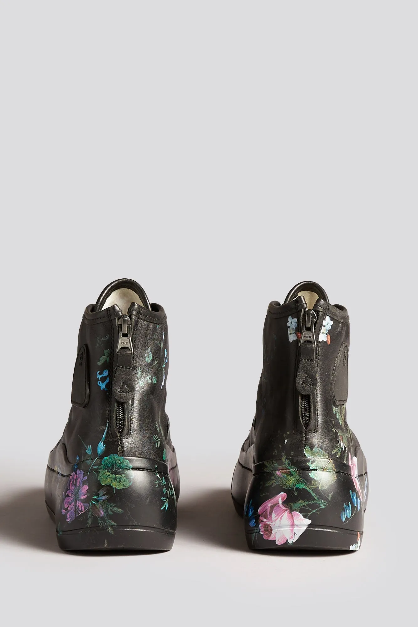 KURT HIGH TOP SNEAKER - BLACKOUT LEATHER FLORAL