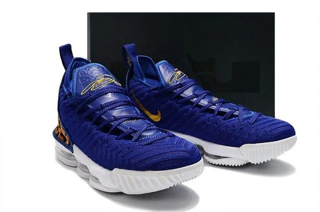 LeBron 16 Champion Royal Blue White Men's Basketball Shoes