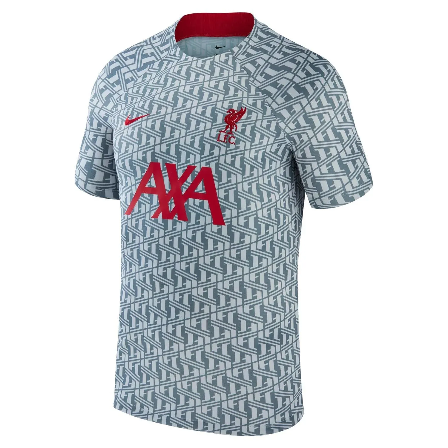 Men's Liverpool 2023 Nike Pre-Match T-Shirt in Gray