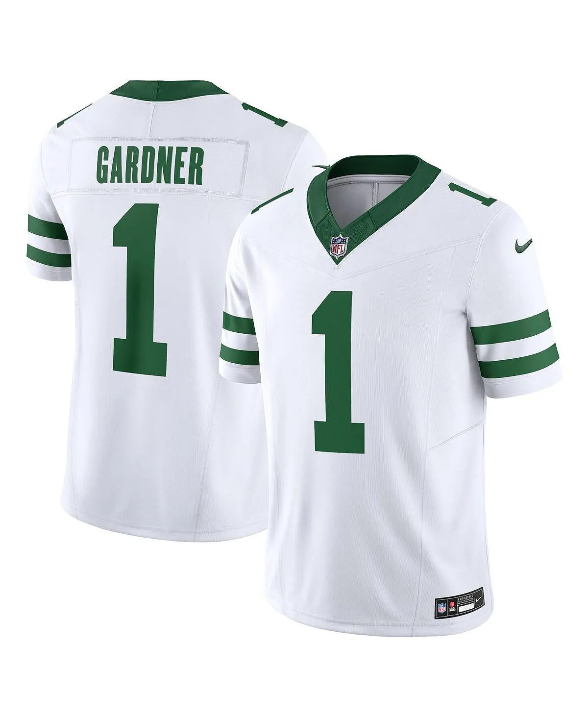 Men's sneakers Ahmad Sauce Gardner White New York Jets Legacy Vapor F. Limited Nike Jersey