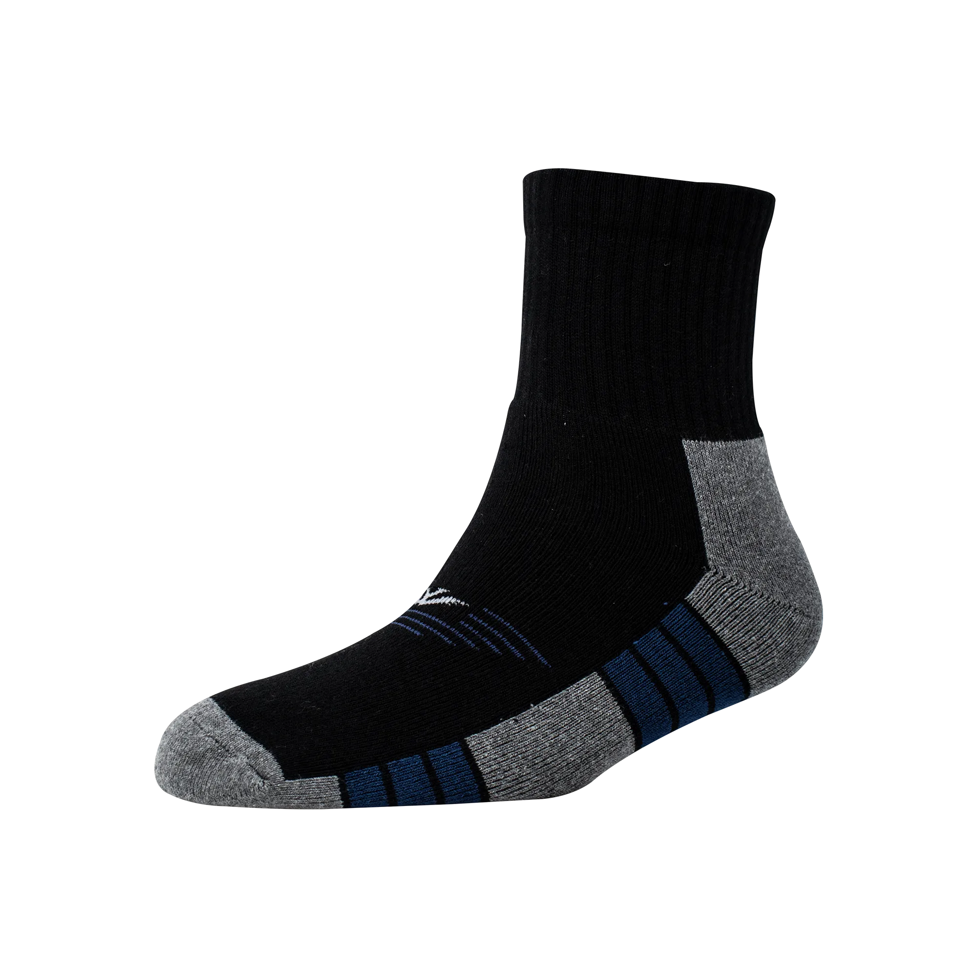 Men's YW-M1-256 Terry Sole Stripe Ankle Socks