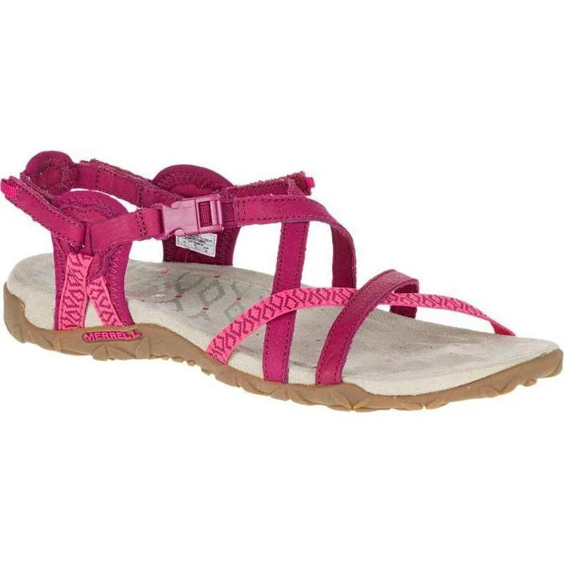 Merrell Terran Lattice II Women's Walking Sandals - Fuchsia - UK 4