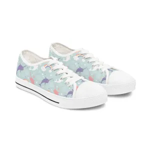 Narwhal Women's Low Top Sneakers