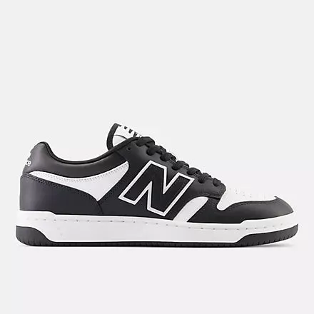 New Balance 480 - WHITE/BLACK