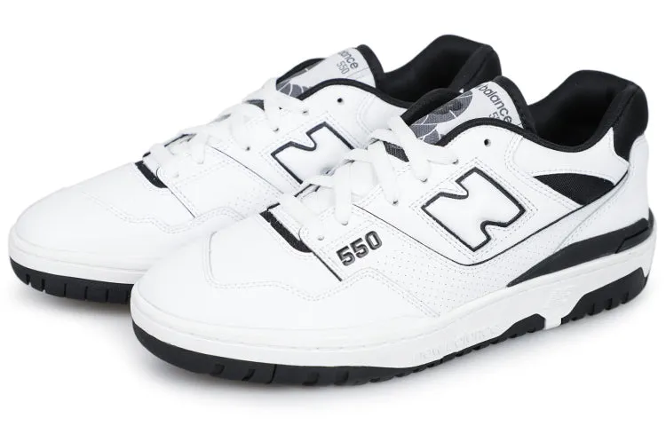 New Balance 550 sneakers, white/black