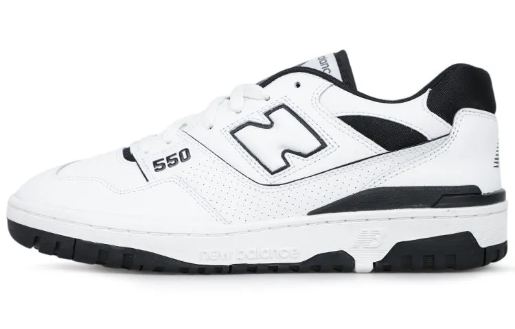 New Balance 550 sneakers, white/black