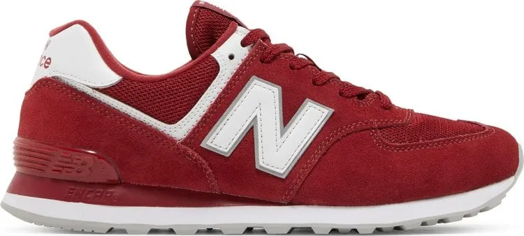 New Balance 574 'Scarlet' sneakers, red