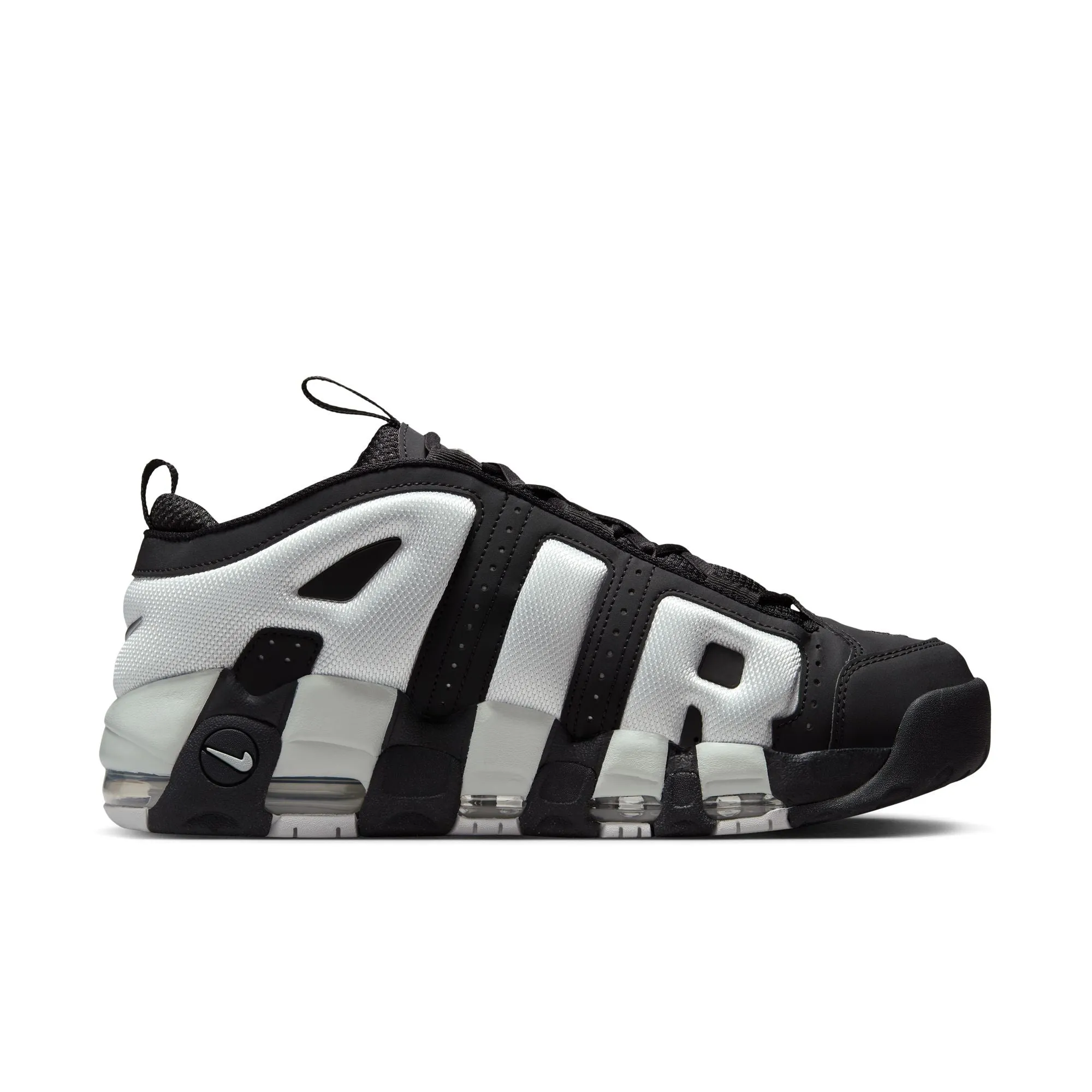 Nike Air More Uptempo Low BLACK/PHOTON DUST-METALLIC SILVER FZ3055-001