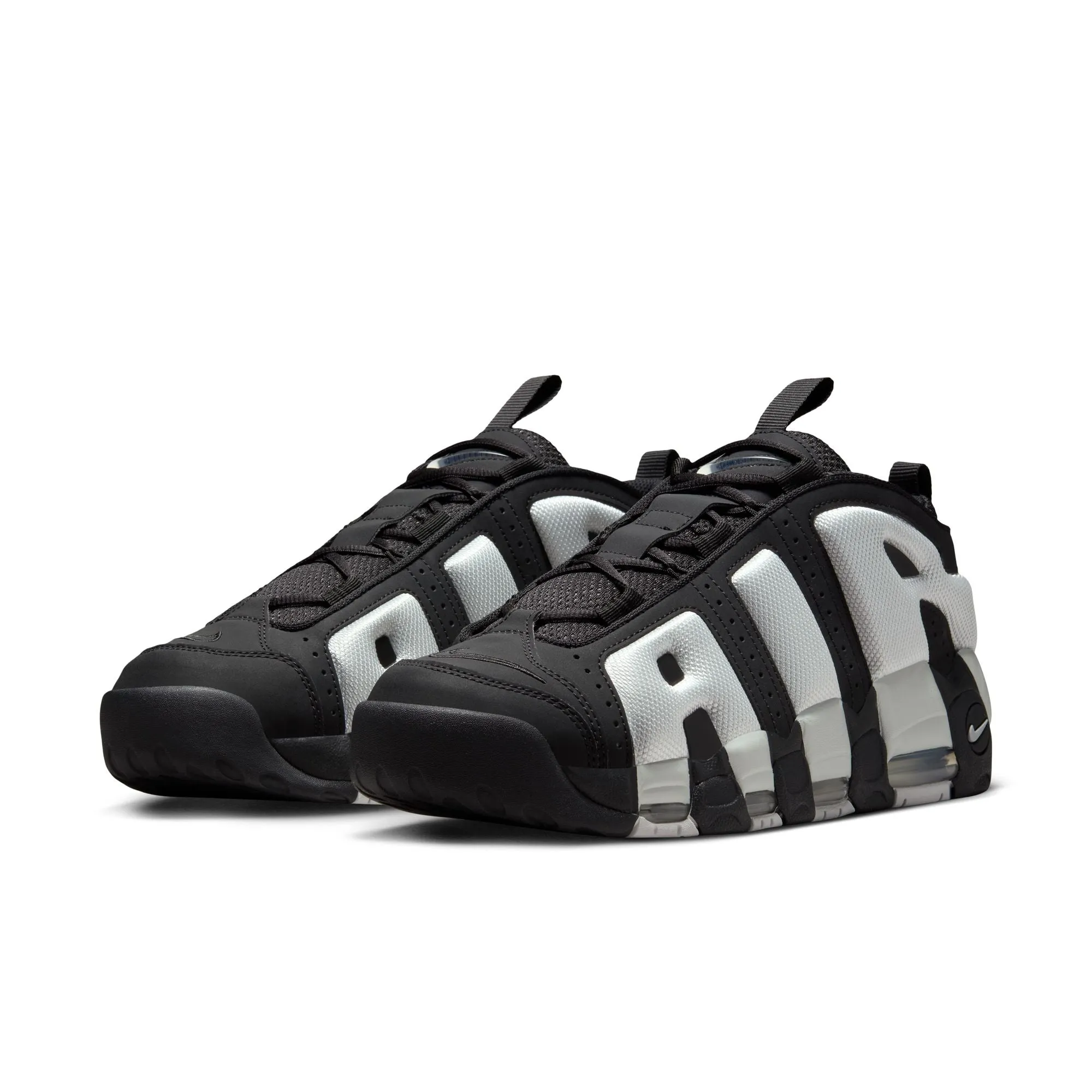 Nike Air More Uptempo Low BLACK/PHOTON DUST-METALLIC SILVER FZ3055-001