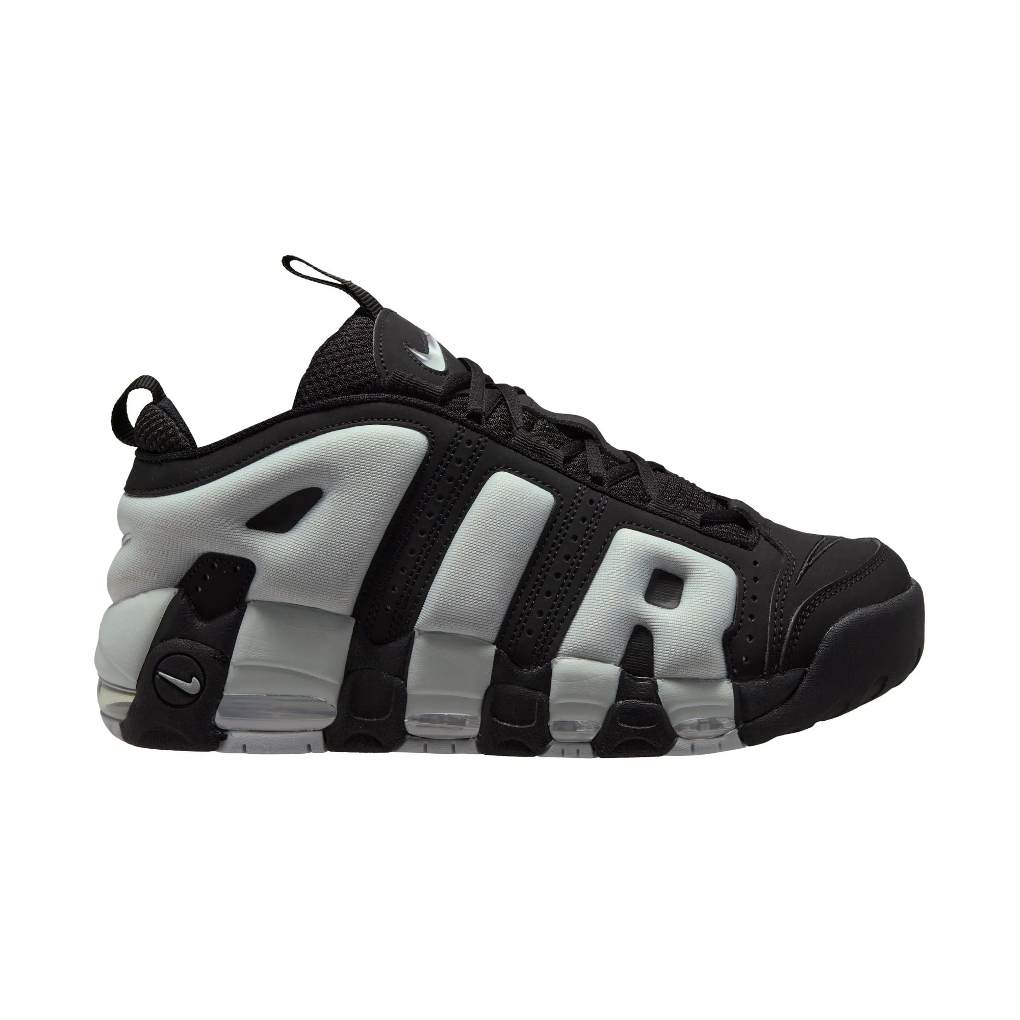 Nike Air More Uptempo Low BLACK/PHOTON DUST-METALLIC SILVER FZ3055-001