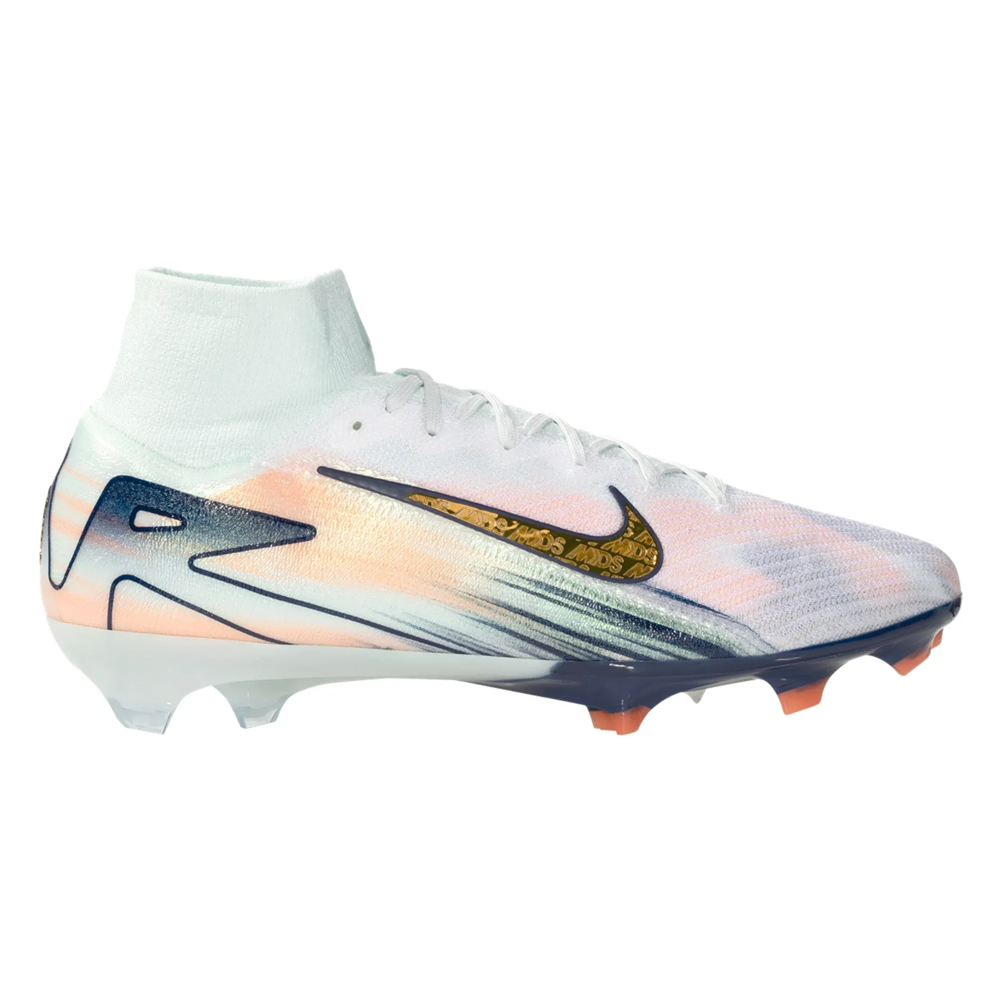 Nike Superfly 10 Elite MDS FG Soccer Cleats (Barely Green/Metallic Gold Coin)