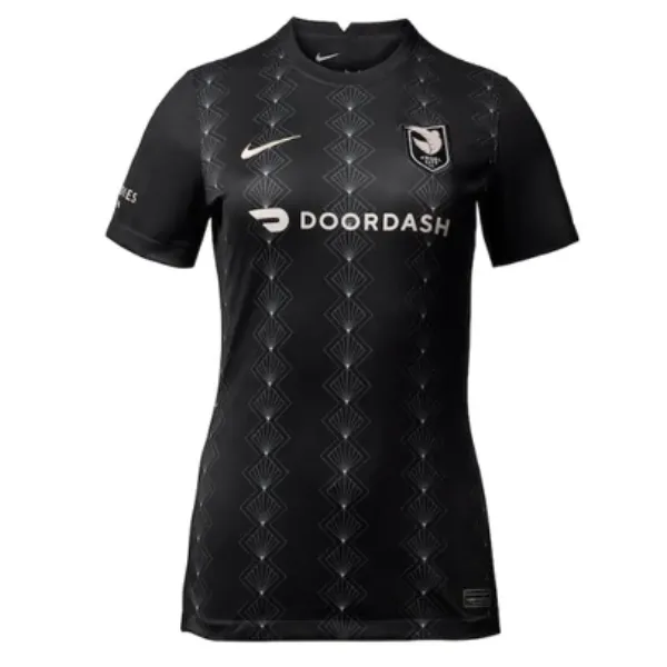 Nike Womens Angel City Home Jersey 22/23 (Black/Silver/Orange Pearl)