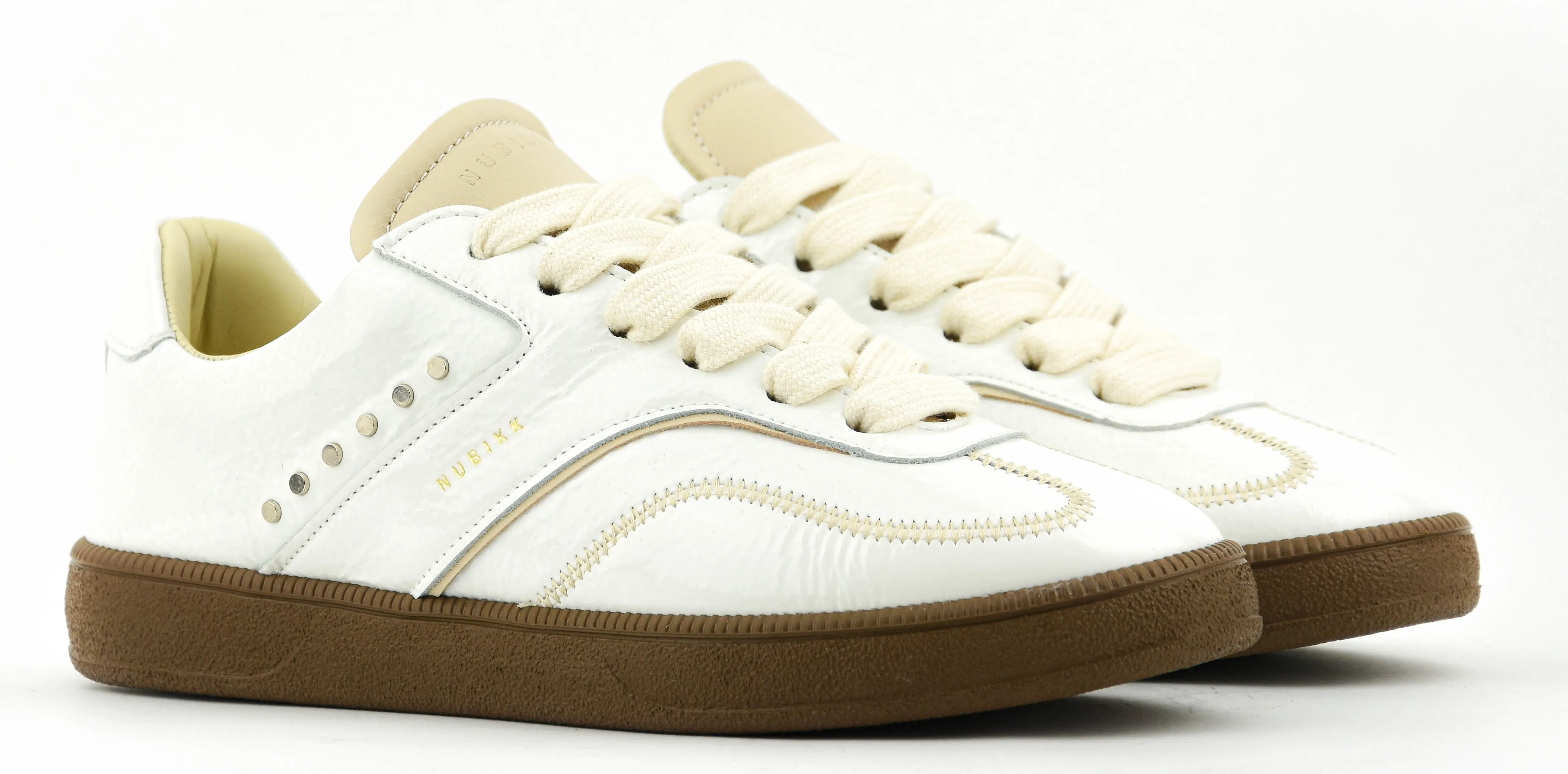 NUBIKK RAY OWEN STUDS WHITE SNEAKER