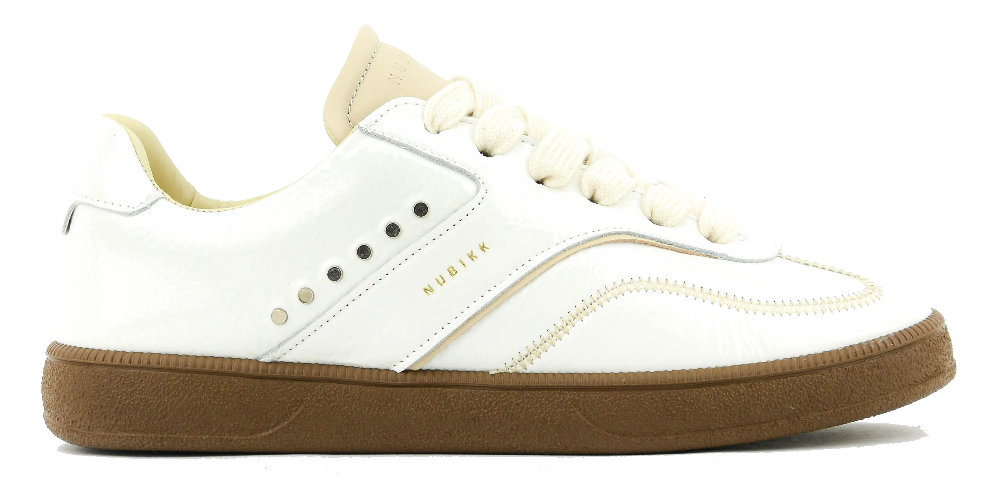 NUBIKK RAY OWEN STUDS WHITE SNEAKER