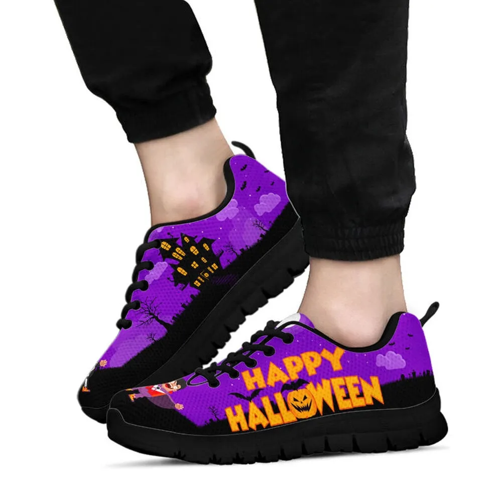 Nurse Sneaker, Happy Halloween Nurse Purple Shoes Sneakers, Best Shoes For Nurses