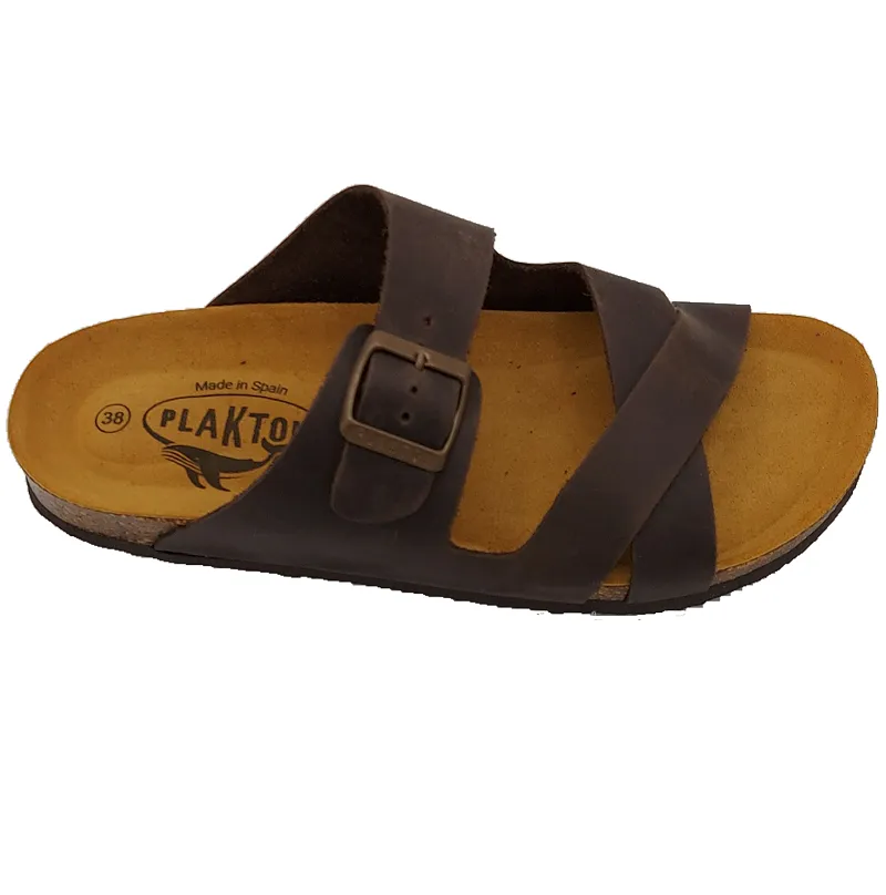 Plakton Elche Women's Waxy Leather Upper Sandals