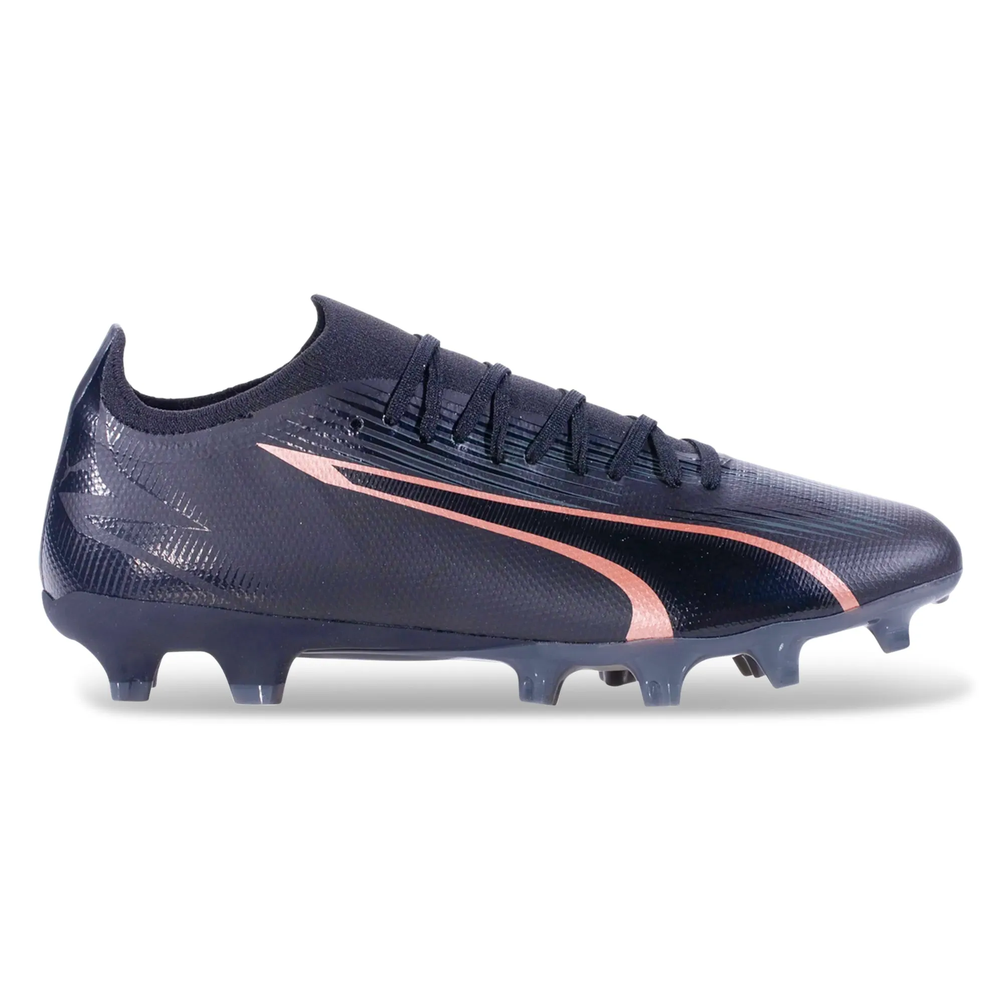 Puma Ultra Match FG/AG Soccer Cleats (Puma Black/Copper Rose)