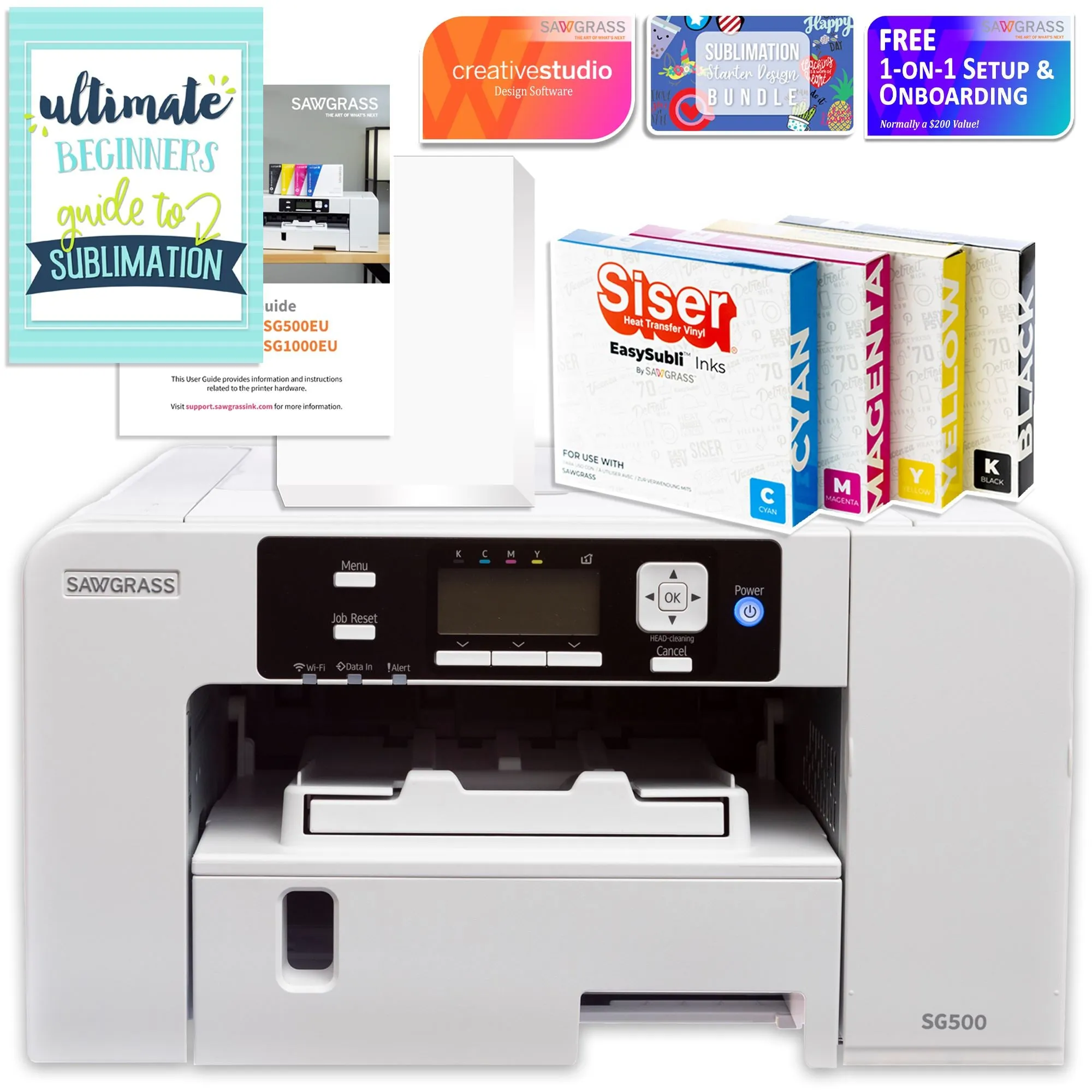 Sawgrass Virtuoso SG1000 Sublimation Printer & Cameo 4 PRO 24" Bundle