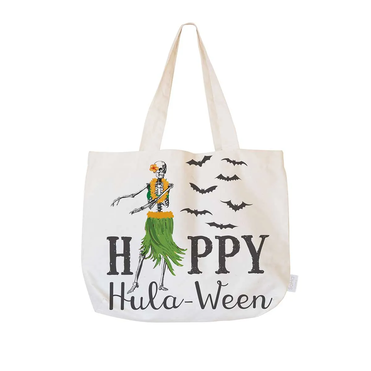 Skeleton Hula Dancer Tote Bag