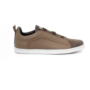 Suede & Napa Leather Leather Plimsoll Sneakers