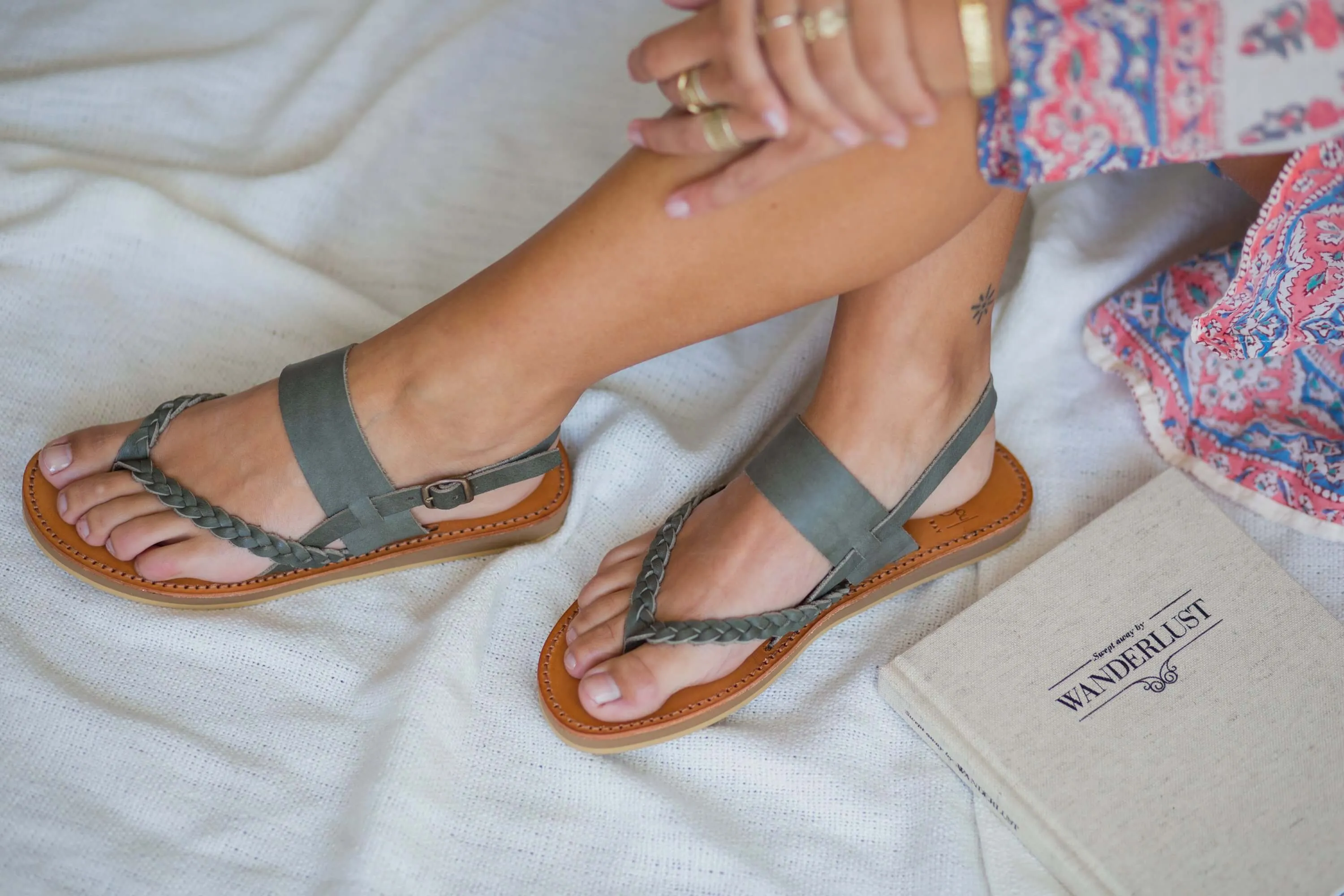 Tarifa Sandals - Botanica Leather