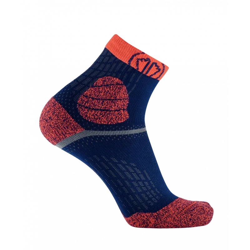 TRAIL PROTECT RUNNING SOCKS BLUE - ORANGE