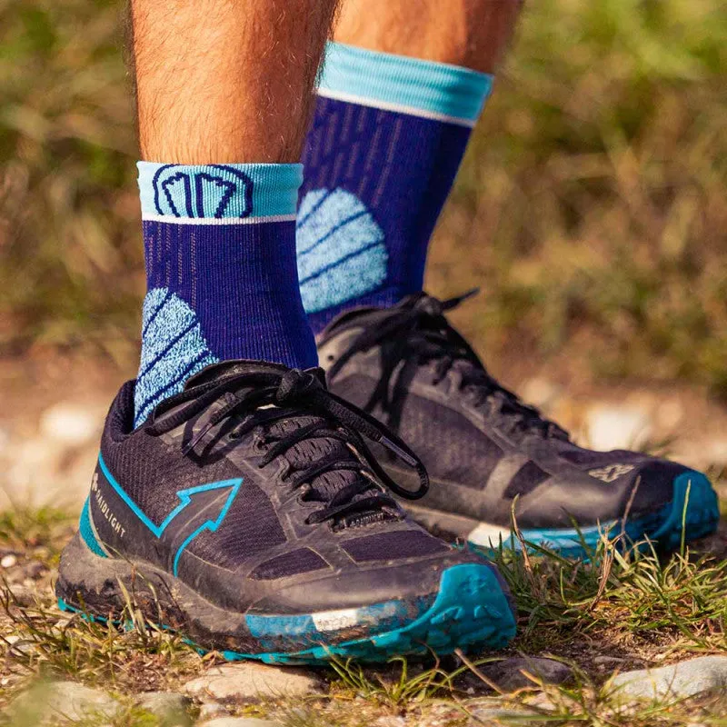 TRAIL PROTECT RUNNING SOCKS BLUE - TURQUOISE