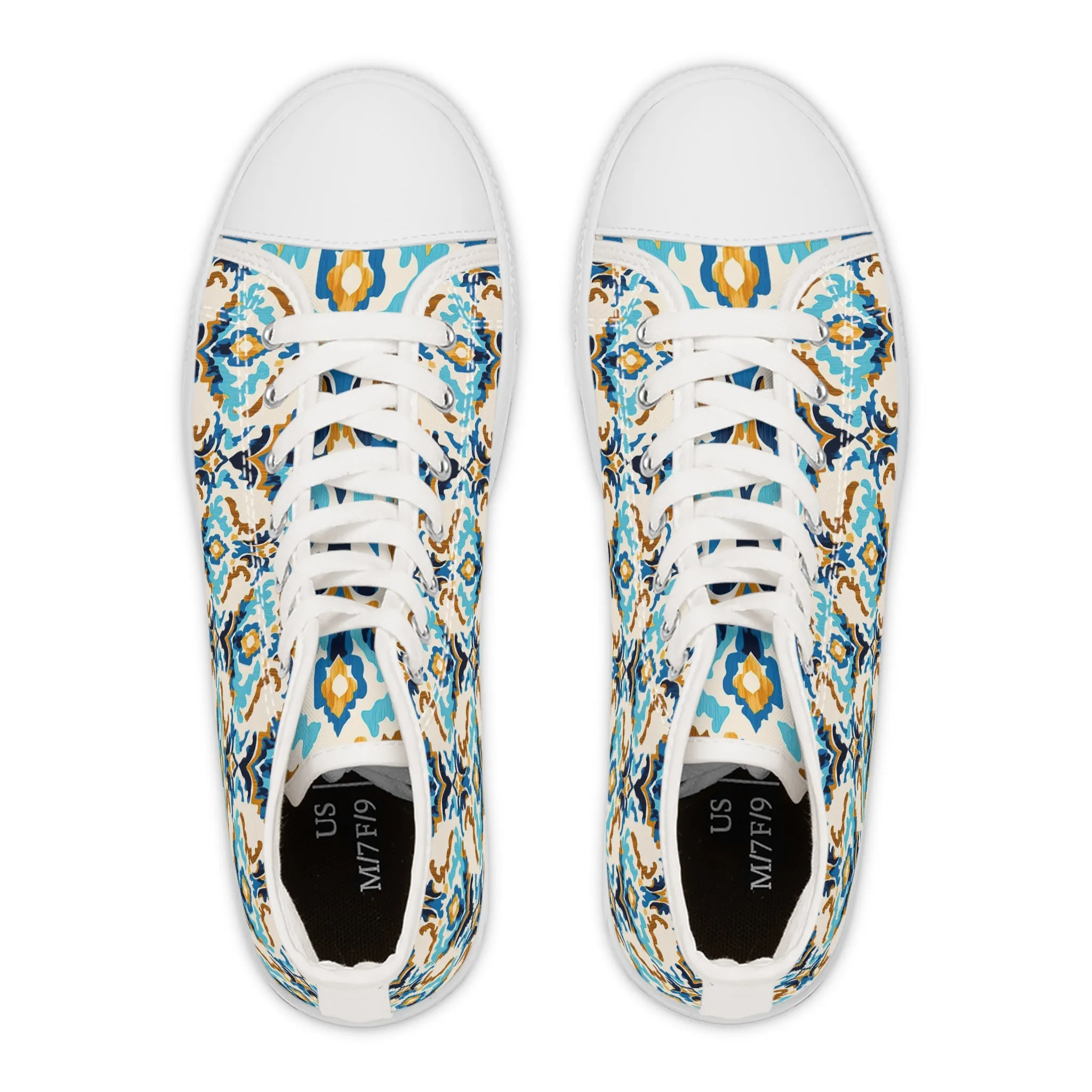 Tribal Pattern Women's High Top Sneakers