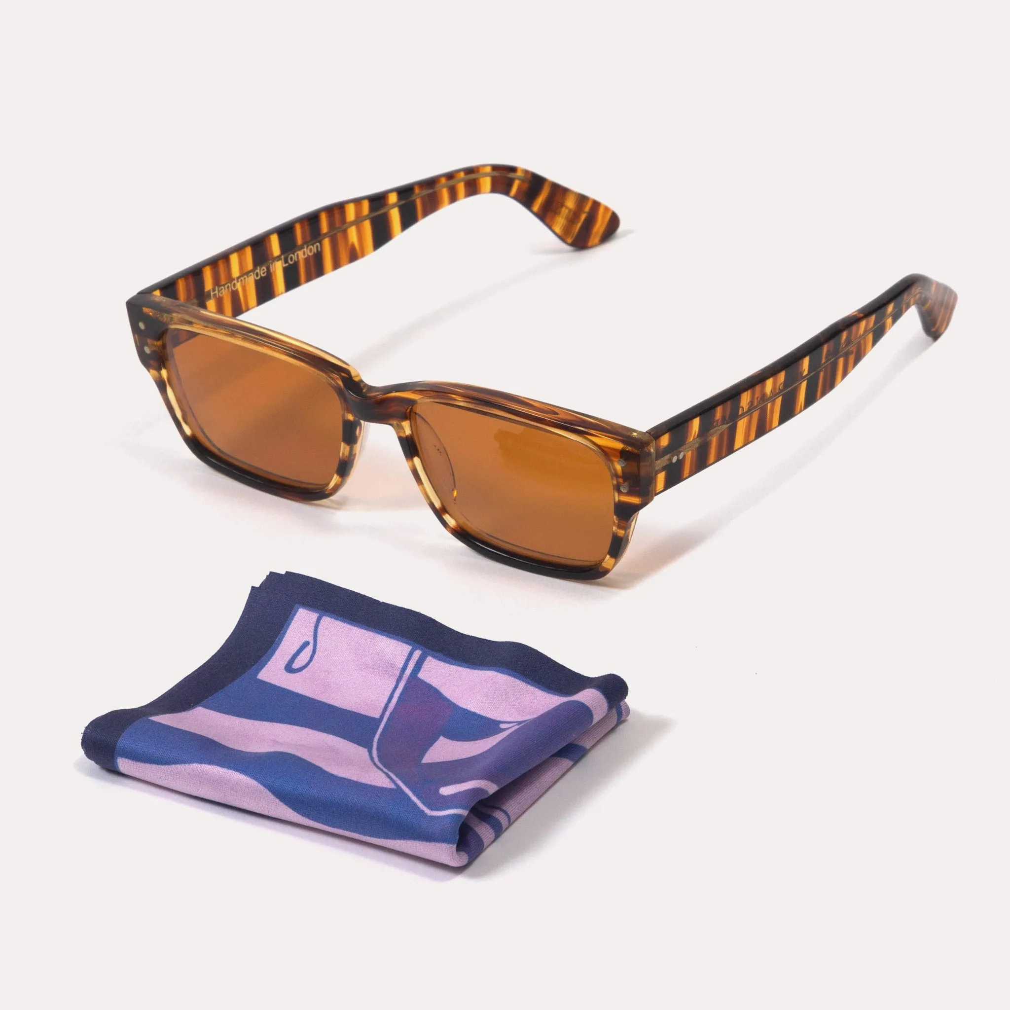 Triple O Sunglasses - Tiger Stripe