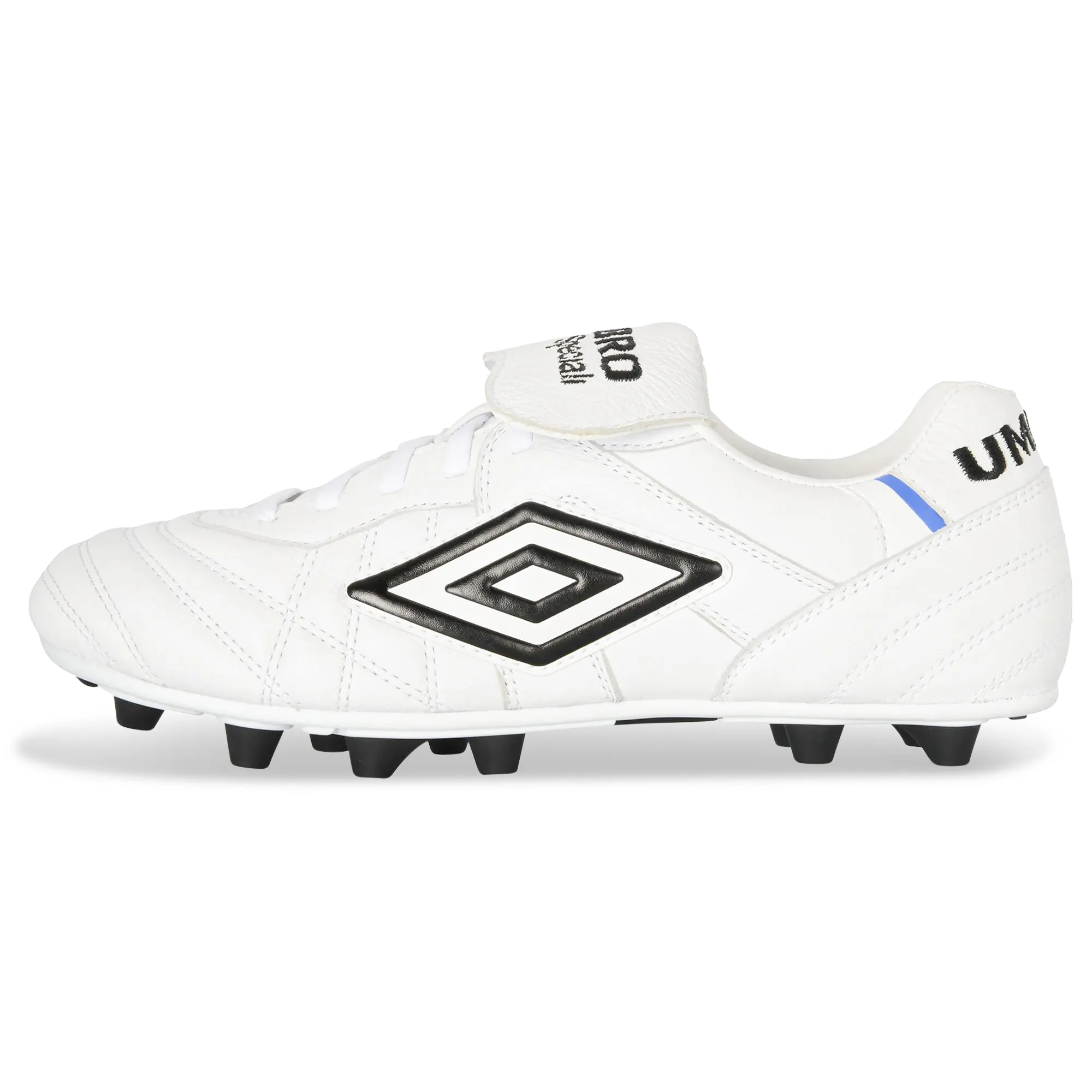 Umbro Speciali Pro 24 FG Soccer Cleats (White/Black/Royal)