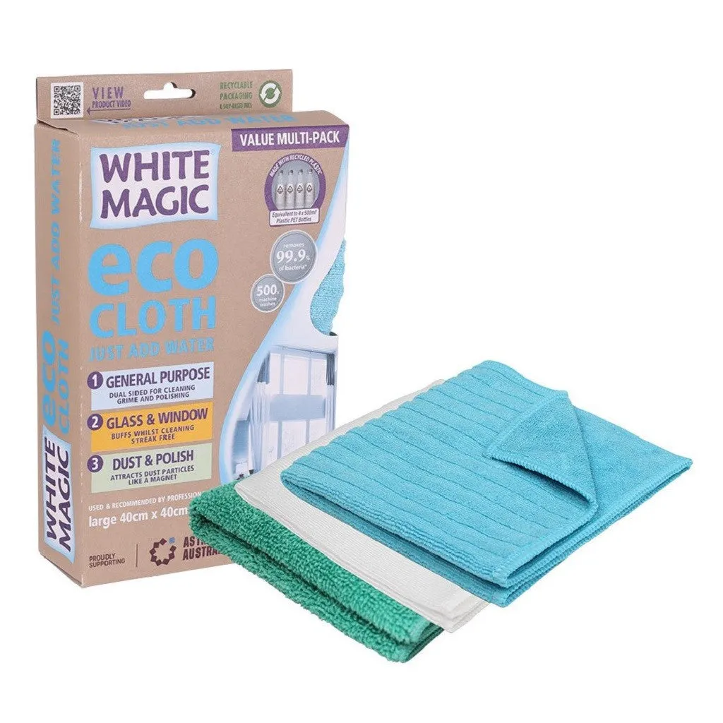 White Magic Eco Cloth - Value Multi Pack