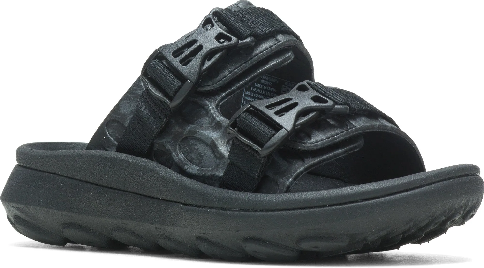 WOMEN'S MERRELL HUT ULTRA WRAP SANDAL | BLACK